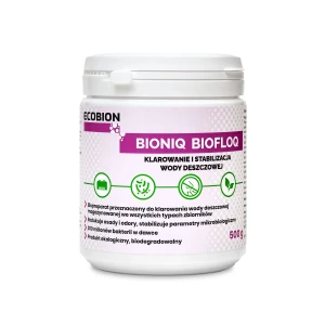 BioniQ BiofloQ - preparat do oczyszczania deszczówki 500g